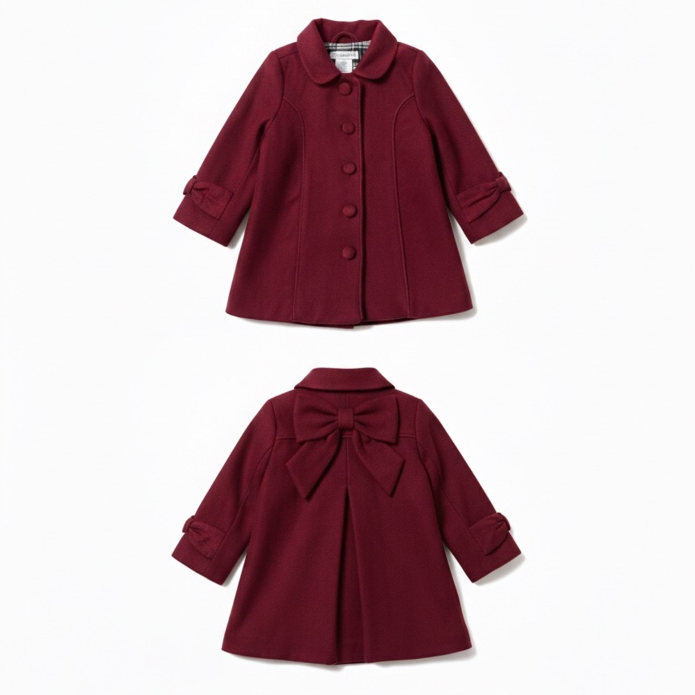 Tommy Bahama Kids Red Pea Coat